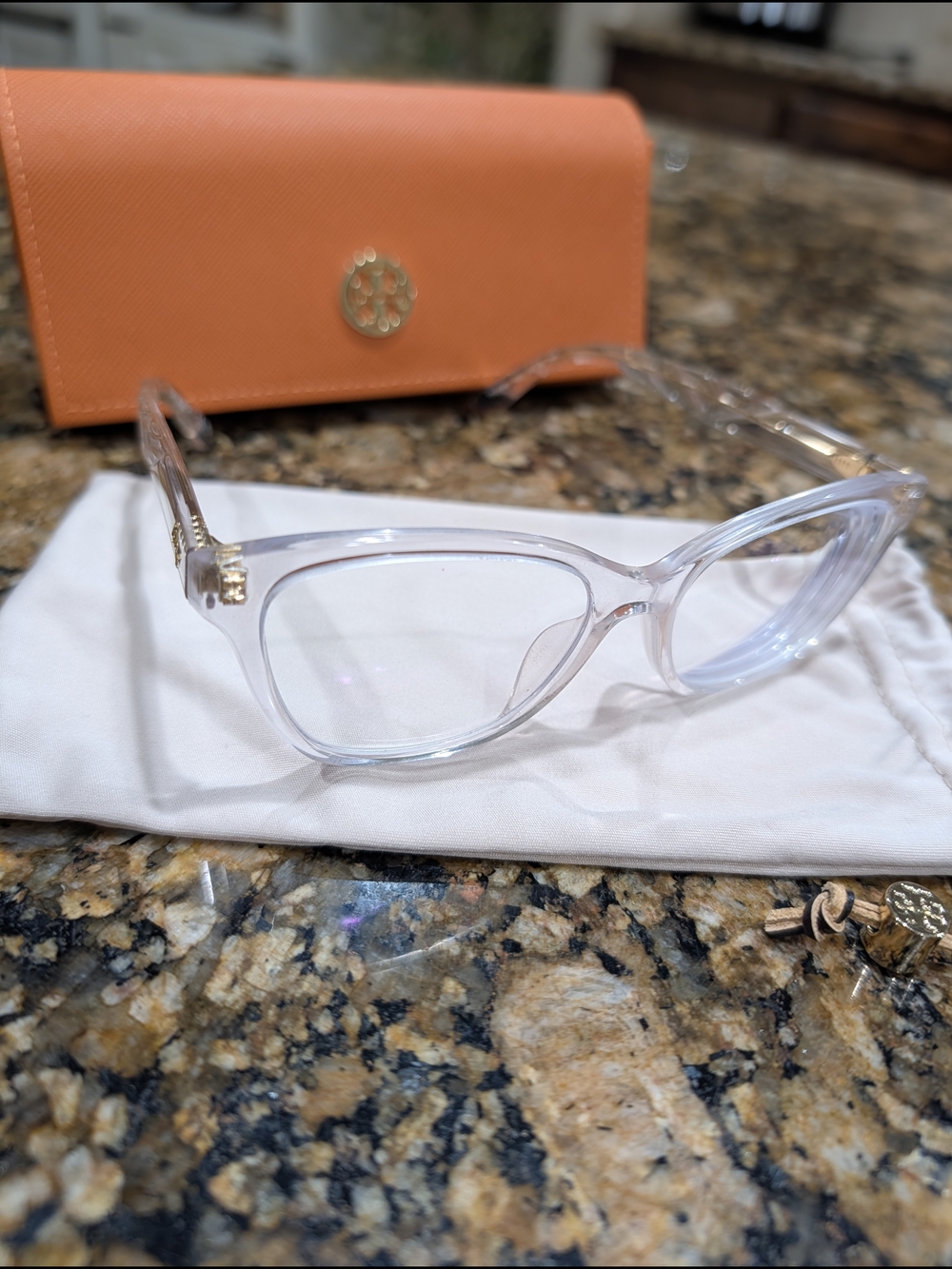 Tory Burch Clear Transparent Frames